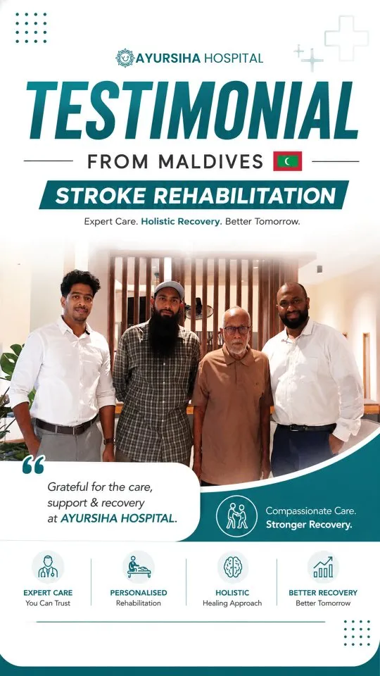 From the Maldives to Kerala — A journey of hope, healing and recovery after a stroke changed everything in an instant.